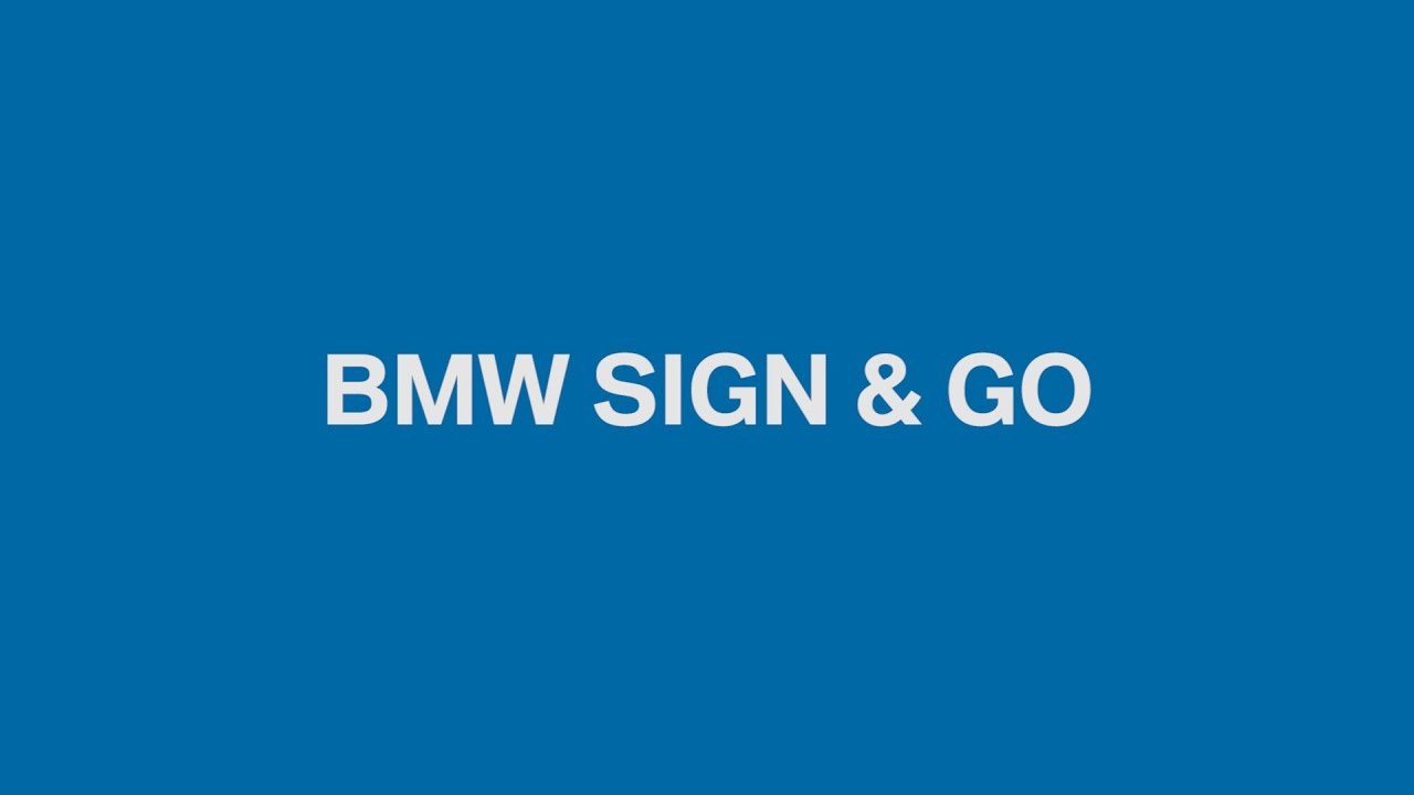 Banner do Plano Sign & Go BMW, destacando flexibilidade no financiamento.